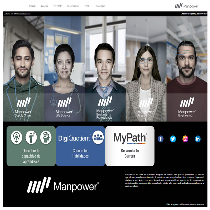 ManPower Mexico - Bolsa de Trabajo
